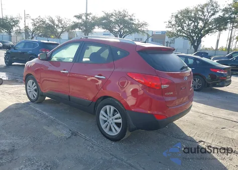 2011 Hyundai Tucson Limited z USA, uszkodzony, nr VIN KM8JU3AC9BU193792